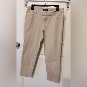Old Navy Women's Ankle & Cropped Pixie Pants - Beige
